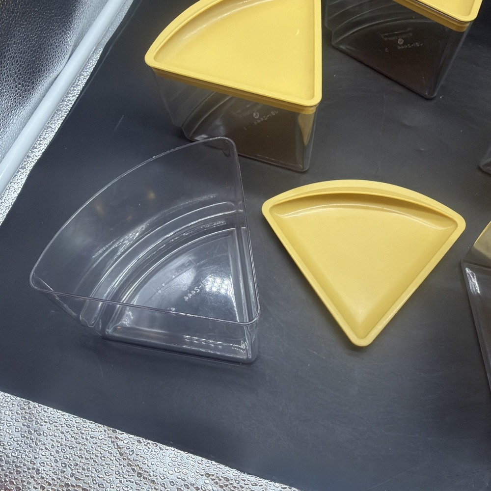 Rubbermaid Party Plan Lazy Susan Containers Vtg Retro Grannycore Picnic Gameday - Picture 4 of 6